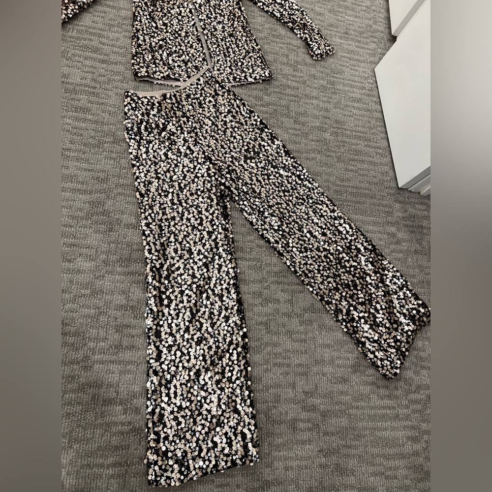 Sequin blazer and pants
